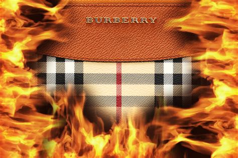 burberry burn products analysis|what happened to Burberry merch.